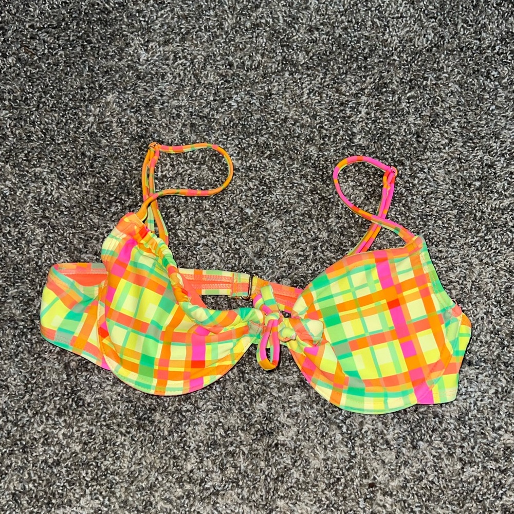 Colorful bikini top